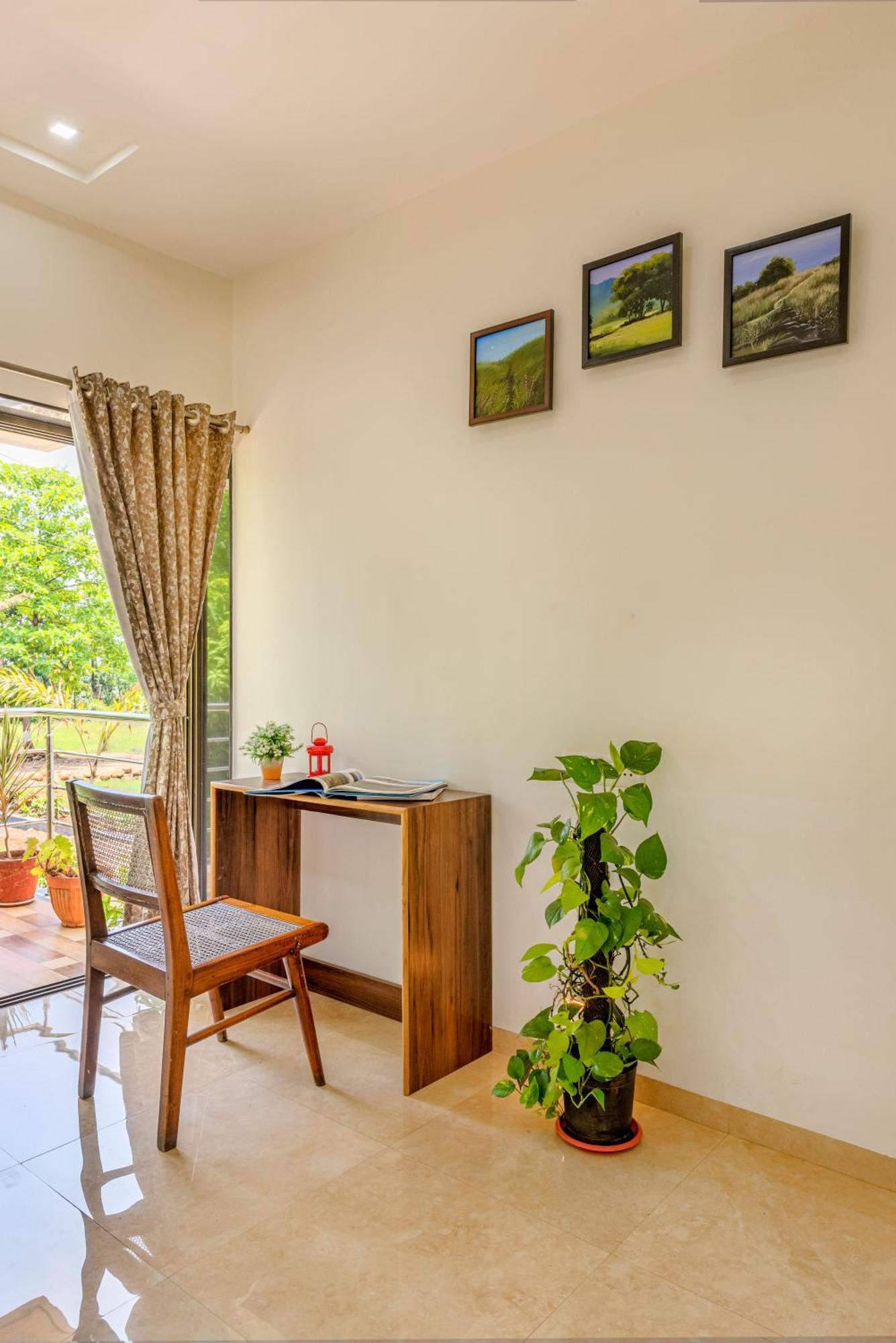 Saffronstays Lakeview Nivara - Farm Stay Villa With Private Pool Near 浦那 外观 照片